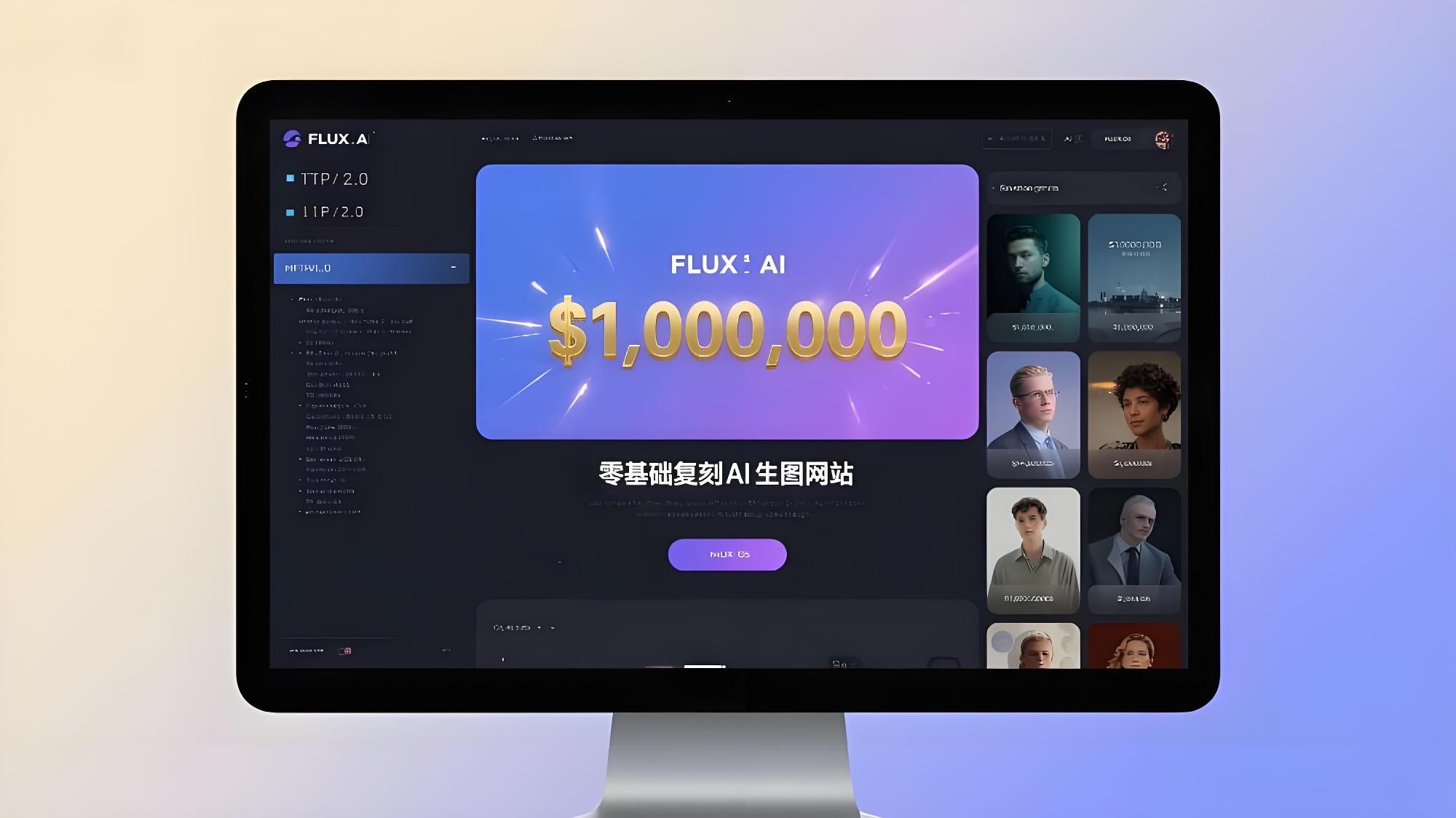 AI工具站拆解系列01：AI图片网站 Flux1.ai 拆解及复刻